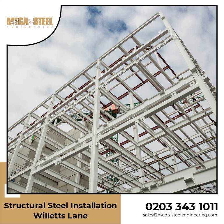 structural steel installation willetts lane 